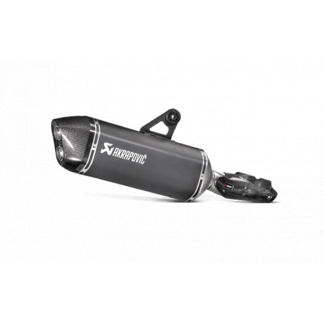 AKRAPOVIC Slip-on titani negre-carboni