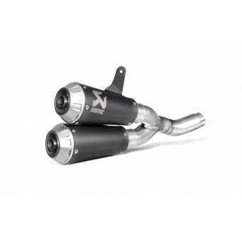 AKRAPOVIC Slip-on 2 sortida titani negre