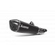 AKRAPOVIC Slip-on inox negre-carboni