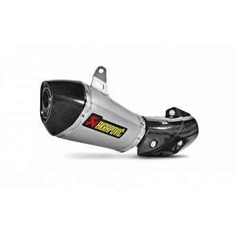 AKRAPOVIC Slip-on titanio-carbono