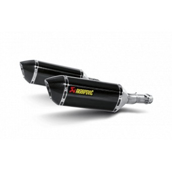 AKRAPOVIC 2 Slip-on carbono-carbono