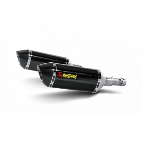 AKRAPOVIC 2 Slip-on carbono-carbono