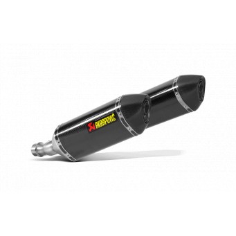 AKRAPOVIC 2 Slip-on carbono-carbono