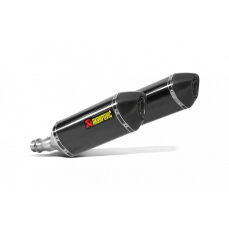 AKRAPOVIC 2 Slip-on carbono-carbono