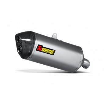 AKRAPOVIC Slip-on titanio-carbono