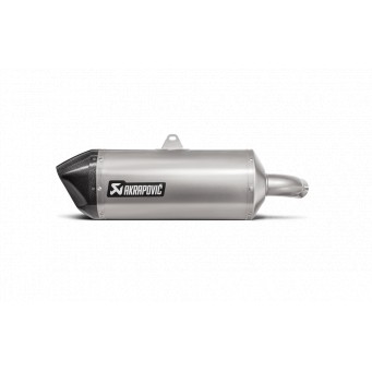 AKRAPOVIC Slip-on titanio-carbono