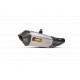 AKRAPOVIC Slip-on titanio-carbono