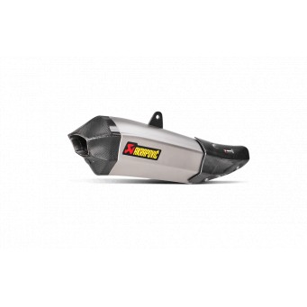 AKRAPOVIC Slip-on titanio-carbono