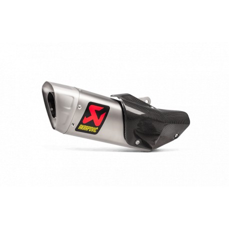 AKRAPOVIC Slip-on titanio-carbono