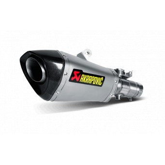 AKRAPOVIC Slip-on titanio-carbono