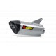 AKRAPOVIC Slip-on titani-carboni