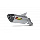 AKRAPOVIC Slip-on titani-carboni