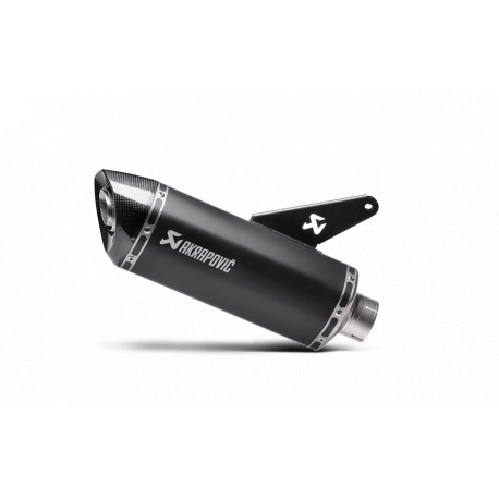 AKRAPOVIC Slip-on titanio negro-carbono