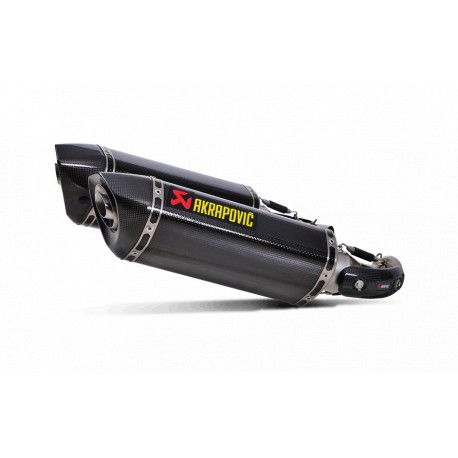 AKRAPOVIC 2 Slip-on carboni-carboni