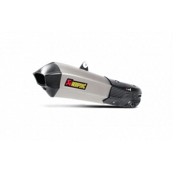 AKRAPOVIC Slip-on titani-carboni