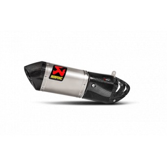 AKRAPOVIC Slip-on titanio-carbono