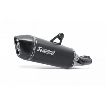 AKRAPOVIC Slip-on Titanio negro-carbono