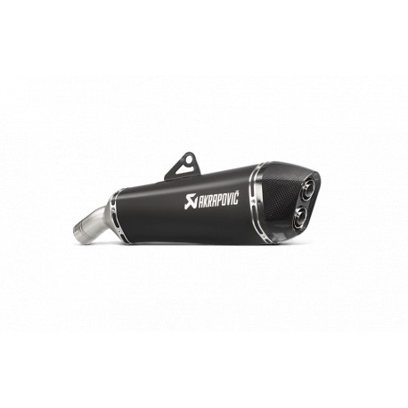 AKRAPOVIC Slip-on titani negre-carboni