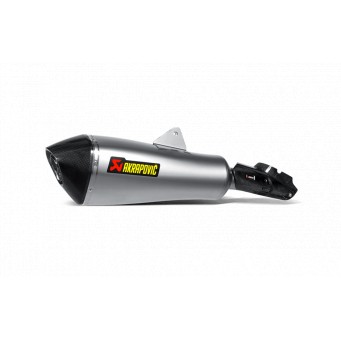 AKRAPOVIC Slip-on titanio-carbono